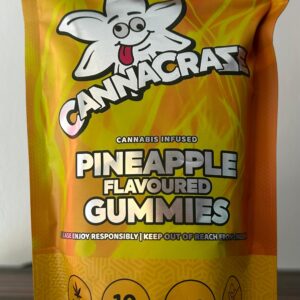 CannaCraze Pineapple Gummies 20mg