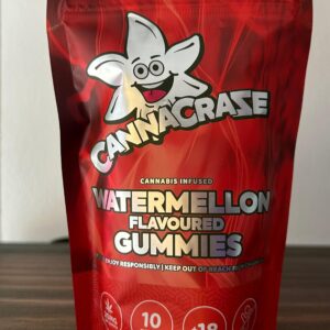 CannaCraze Watermelon Gummies 20mg