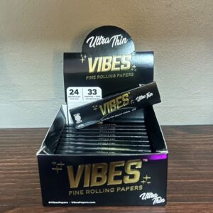 Vibes Fine Rolling Papers With Tip Slim